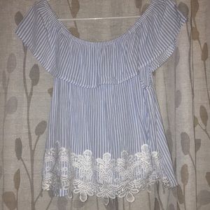 Off the shoulder top. Never worn!